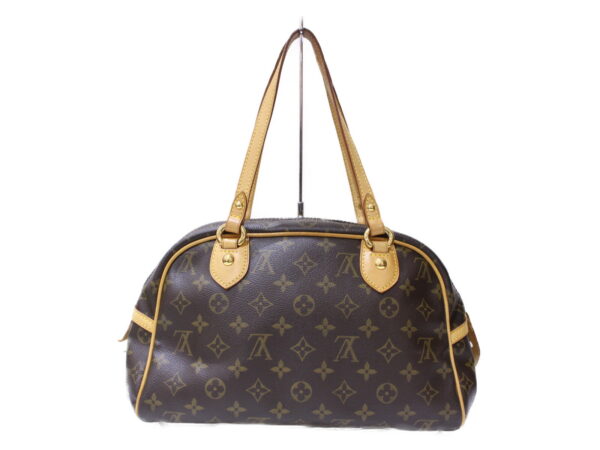 imgrc0086286639 Louis Vuitton Montorgueil PM Monogram Canvas Shoulder Bag Brown