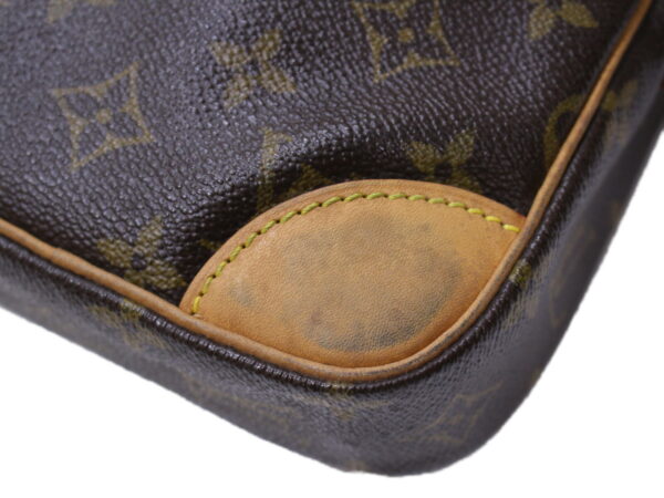 imgrc0086287733 Louis Vuitton Danube Monogram Canvas Shoulder Bag Brown