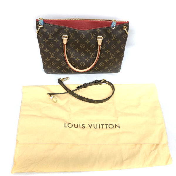 imgrc0086308227 Louis Vuitton Pallas 2Way Monogram Shoulder Bag Brown