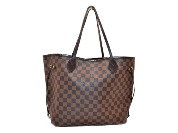 imgrc0086325582 Louis Vuitton Neverfull MM Damier Ebene Tote Bag Brown