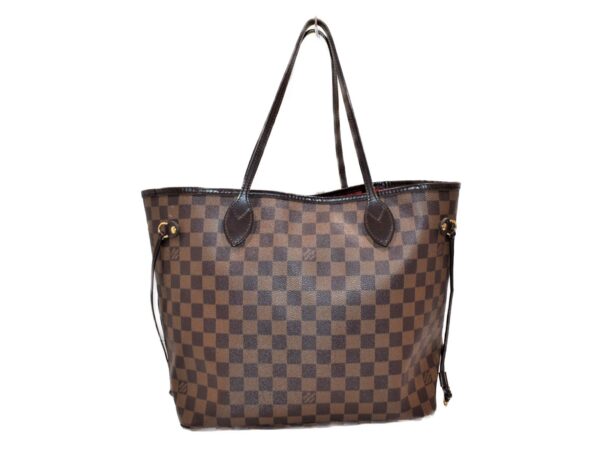 imgrc0086325583 Louis Vuitton Neverfull MM Damier Ebene Tote Bag Brown