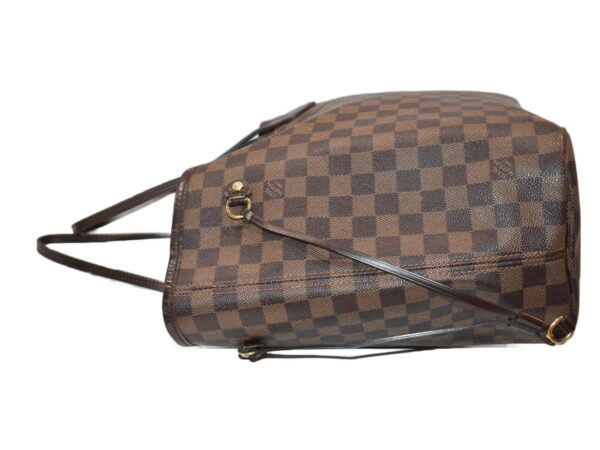 imgrc0086325584 Louis Vuitton Neverfull MM Damier Ebene Tote Bag Brown