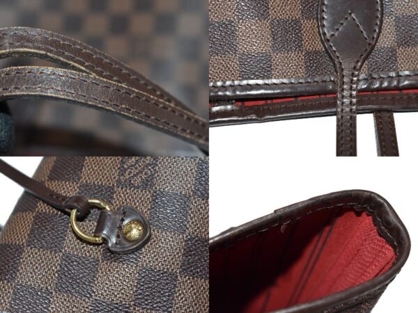 imgrc0086325590 Louis Vuitton Neverfull MM Damier Ebene Tote Bag Brown