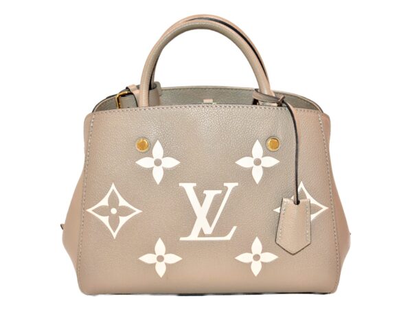 imgrc0086325611 Louis Vuitton Montaigne BB Handbag 2WAY Empreinte Greige