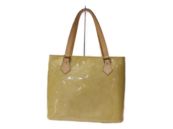 imgrc0086339574 Louis Vuitton Houston Vernis Leather Tote Bag Lime Yellow