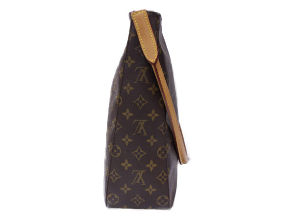 imgrc0086339707 Louis Vuitton Looping GM Monogram Canvas Shoulder Bag Brown