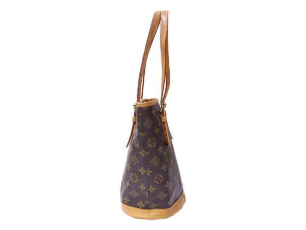 imgrc0086354582 Louis Vuitton Petit Bucket PM Monogram Canvas Shoulder Bag Brown