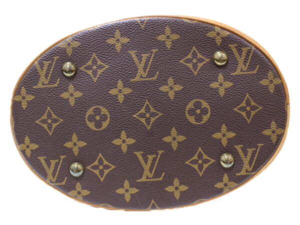 imgrc0086354585 Louis Vuitton Petit Bucket PM Monogram Canvas Shoulder Bag Brown