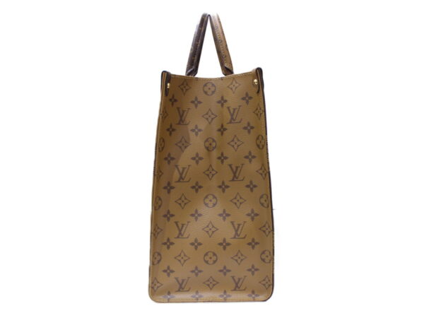 imgrc0086398035 Louis Vuitton On The Go GM Giant Reverse Canvas Tote Bag Brown