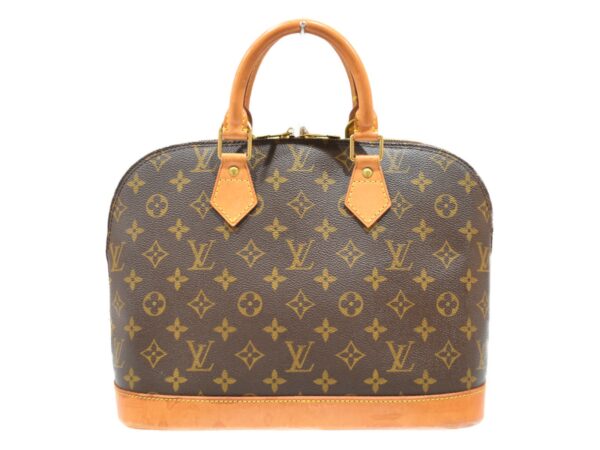 imgrc0086427749 Louis Vuitton Alma Monogram Canvas Handbag Brown