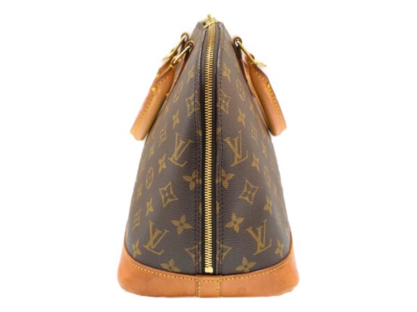 imgrc0086427753 Louis Vuitton Alma Monogram Canvas Handbag Brown