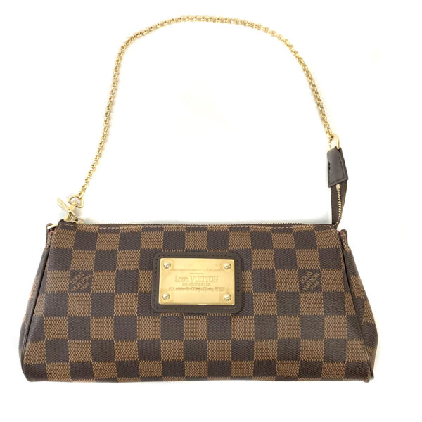 imgrc0086446627 Louis Vuitton Eva Damier Ebene Shoulder Bag Brown