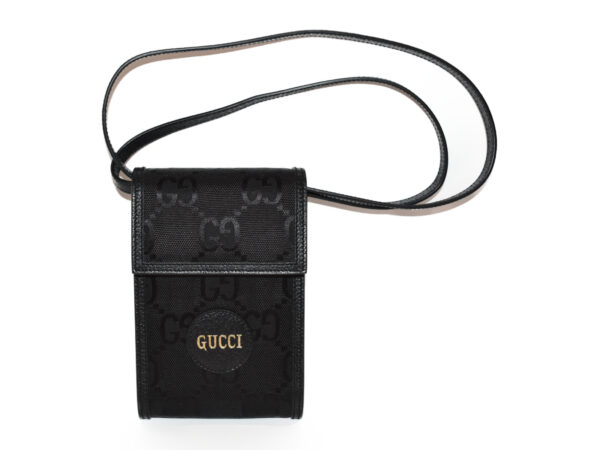 imgrc0086517098 Gucci Mini Bag GG Nylon Leather Black