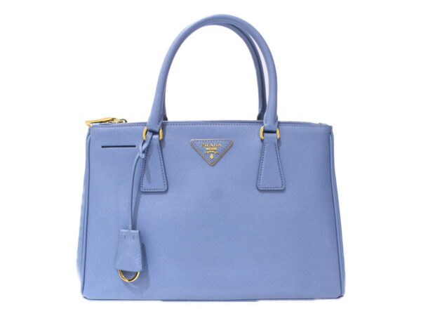 imgrc0086547572 Prada Galleria Saffiano 2WAY Bag Leather Blue