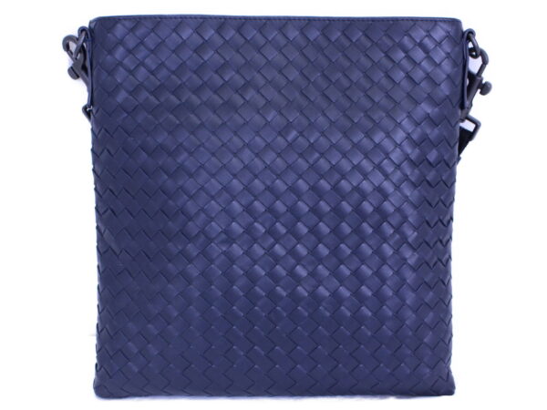 imgrc0086550397 Bottega Veneta Intrecciato Shoulder Bag Leather Navy