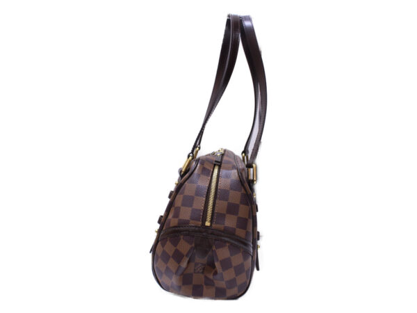 imgrc0086559706 Louis Vuitton Rivington PM Damier Canvas Shoulder Bag Brown