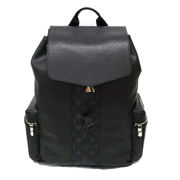 imgrc0086573937 Louis Vuitton Taigarama Backpack Taiga Eclipse Black