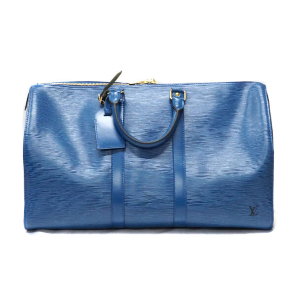 imgrc0086588991 Louis Vuitton Keepall 45 Handbag Epi Leather Blue