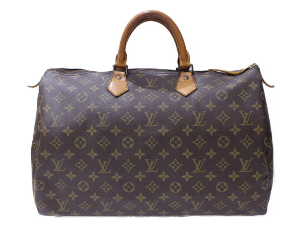 imgrc0086595206 Louis Vuitton Speedy 40 Monogram Canvas Bag Brown