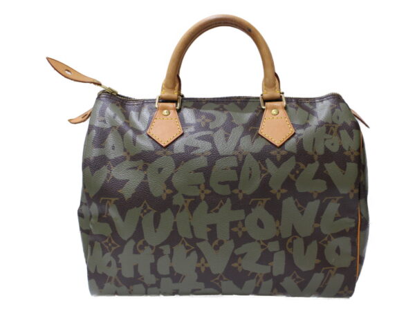 imgrc0086595480 Louis Vuitton Speedy 30 Monogram Graffiti Handbag Brown