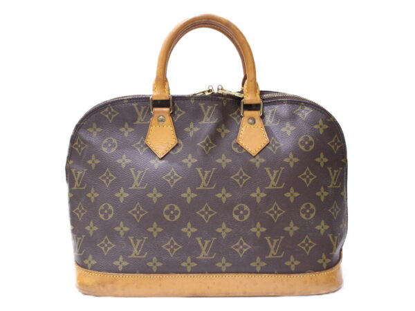 imgrc0086595838 Louis Vuitton Alma Monogram Canvas Handbag Brown