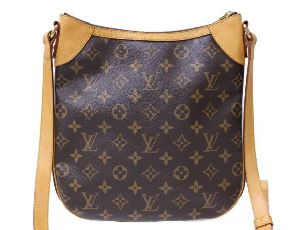 imgrc0086595915 Louis Vuitton Odeon MM Monogram Canvas Shoulder Bag Brown