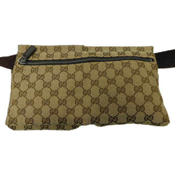 imgrc0086618054 Gucci GG Canvas Body Bag Leather Brown Beige