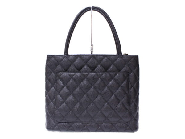 imgrc0086665069 Chanel Reprint Tote Caviar Skin Black