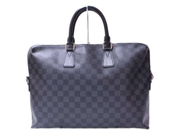 imgrc0086678779 Louis Vuitton Porte Documents Jules Damier Graphite Business Bag Black