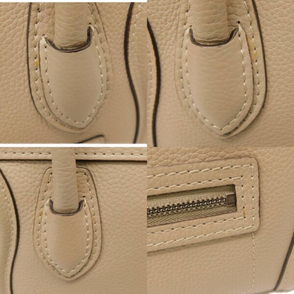 imgrc0086691086 Celine Luggage Nano Leather Shoulder Bag Handbag Beige