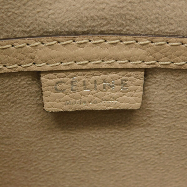 imgrc0086691090 Celine Luggage Nano Leather Shoulder Bag Handbag Beige