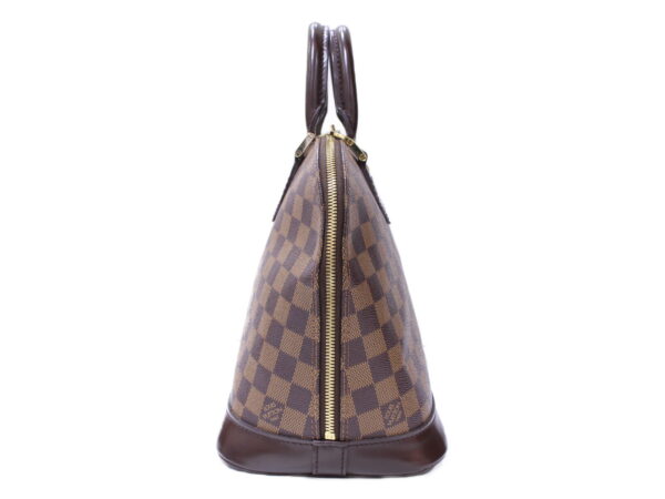 imgrc0086727223 Louis Vuitton Alma Damier Canvas Handbag Brown