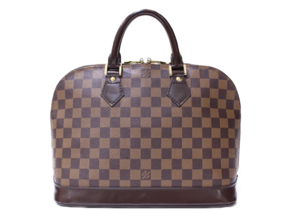 imgrc0086727226 Louis Vuitton Alma Damier Canvas Handbag Brown