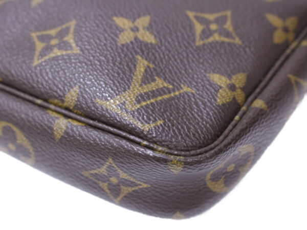 imgrc0086769846 Louis Vuitton Pochette Accessoire Monogram Canvas Pouch Brown