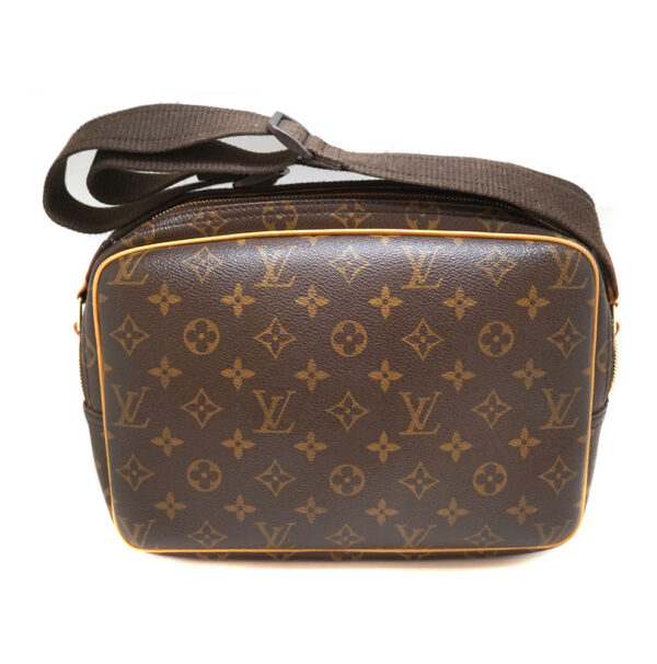 imgrc0086777194 Louis Vuitton Reporter PM Monogram Canvas Shoulder Bag Brown