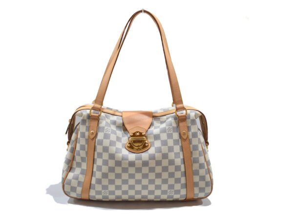 imgrc0086795537 Louis Vuitton Stresa PM Damier Azur Handbag White