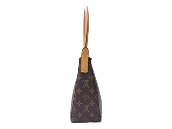 imgrc0086811839 Louis Vuitton Looping MM Monogram Canvas Shoulder Bag Brown