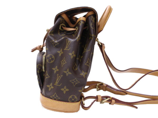 imgrc0086811939 Louis Vuitton Mini Montsouris Monogram Canvas Backpack Brown