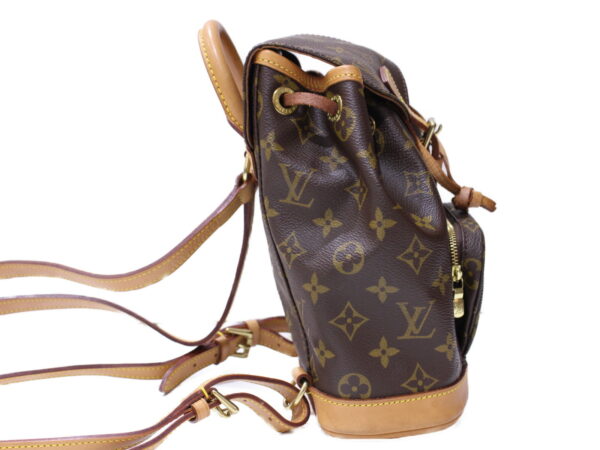 imgrc0086811940 Louis Vuitton Mini Montsouris Monogram Canvas Backpack Brown