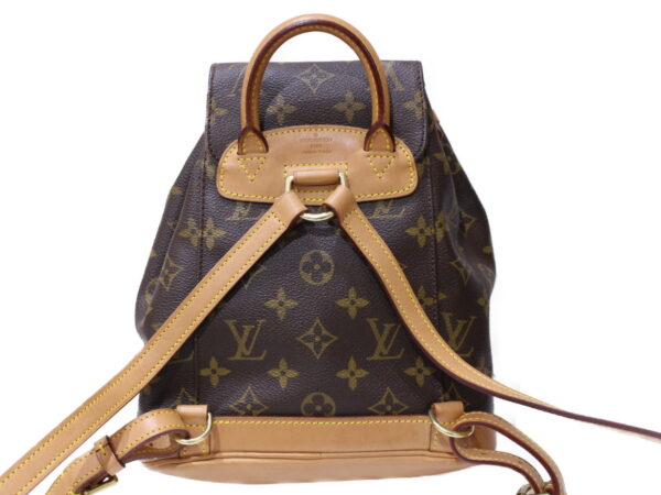 imgrc0086811941 Louis Vuitton Mini Montsouris Monogram Canvas Backpack Brown