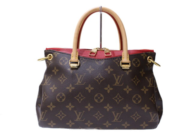 imgrc0086824555 Louis Vuitton Pallas BB Monogram Canvas Shoulder Bag Red