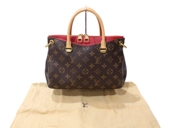 imgrc0086824571 Louis Vuitton Pallas BB Monogram Canvas Shoulder Bag Red