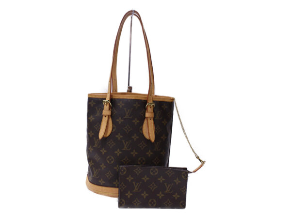 imgrc0086857307 Louis Vuitton Bucket PM Monogram Canvas Shoulder Bag Brown