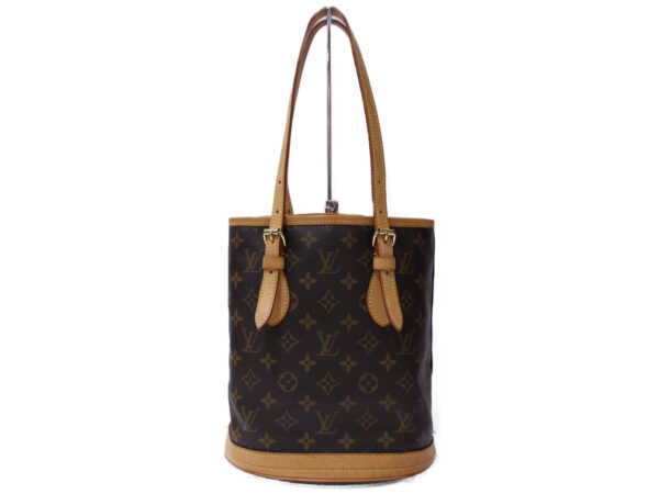 imgrc0086857308 Louis Vuitton Bucket PM Monogram Canvas Shoulder Bag Brown