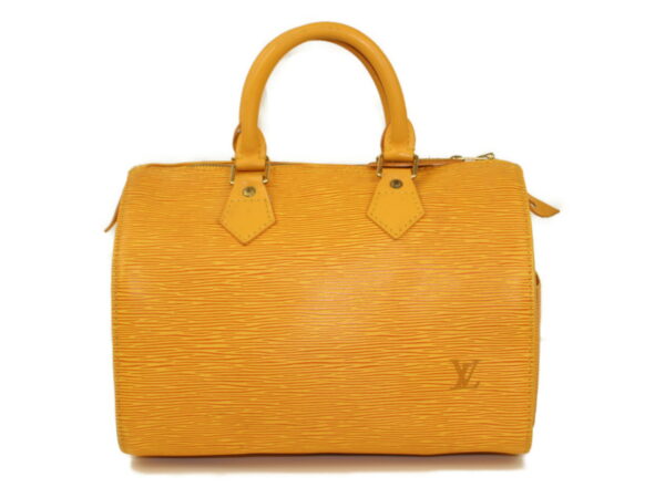 imgrc0086908641 Louis Vuitton Speedy 25 Epi Leather Bag Yellow Purple