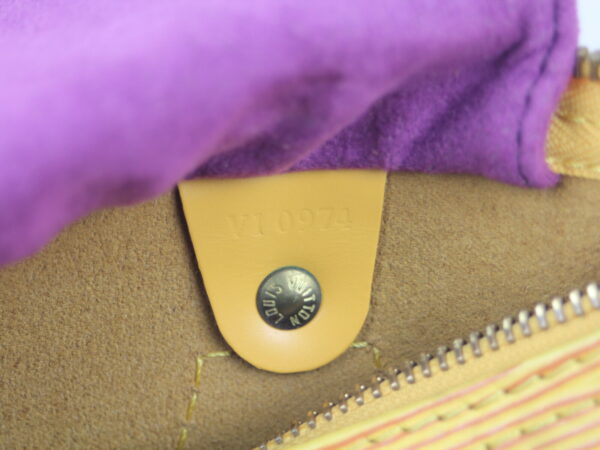 imgrc0086908649 Louis Vuitton Speedy 25 Epi Leather Bag Yellow Purple