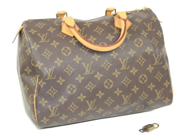 imgrc0086908684 Louis Vuitton Speedy 30 Monogram Canvas Bag Brown