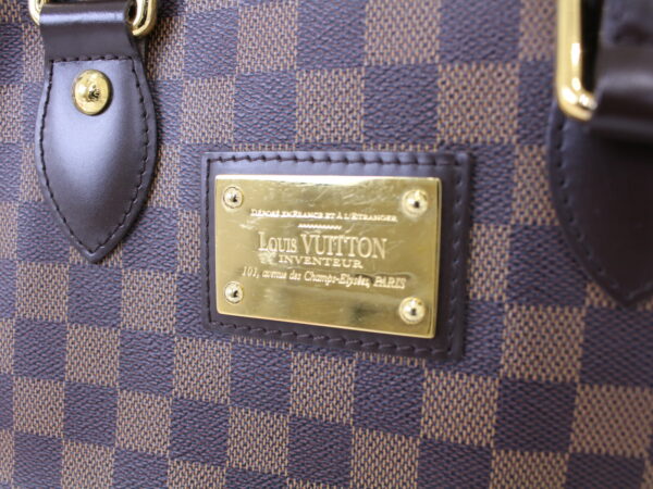 imgrc0086908863 Louis Vuitton Hampstead PM Damier Canvas Handbag Brown