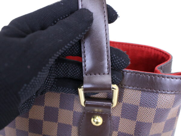 imgrc0086908871 Louis Vuitton Hampstead PM Damier Canvas Handbag Brown