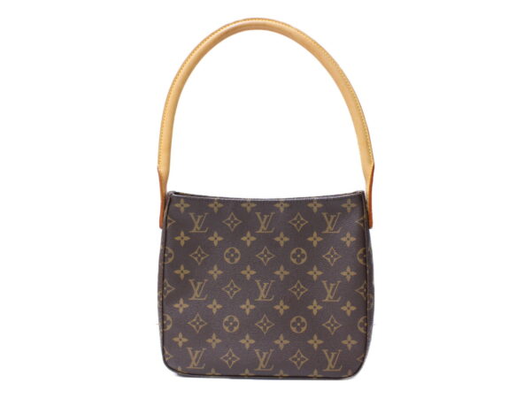 imgrc0086921059 Louis Vuitton Looping MM Monogram Canvas Shoulder Bag Brown